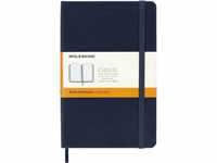 Moleskine Classic Notebook, liniertes Notizbuch, Hardcover und elastischer