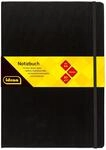 Idena 209292 Notizbuch FSC-Mix, A4, liniert, Papier cremefarben, 96 Blatt, 80...