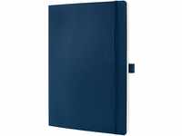 SIGEL CO317 Premium Notizbuch liniert, A4, Softcover, blau, aus nachhaltigem...