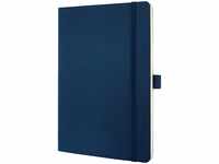 SIGEL CO327 Premium Notizbuch liniert, A5, Softcover, blau, aus nachhaltigem...