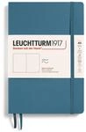 LEUCHTTURM1917 363398 Notizbuch Medium (A5), Softcover, 123 nummerierte Seiten, Stone