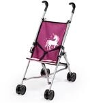 Bayer Design 30537AA Puppenbuggy, zusammenklappbar, Doppelr&auml;der, Sicherheitsgurt,