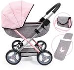 Bayer Design 12733AA Puppenwagen Cosy, zusammenklappbar, inklusive Tasche und