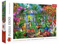 Trefl 26188 Pflanzen-Themenpuzzle, Bunte Blumen, Tiere, DIY, kreative...