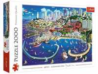 Trefl, Puzzle, San Francisco Bay, 2000 Teile, USA, Premium Quality, für Kinder...