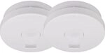 Brennenstuhl Rauchmelder Set, 2X RM L 3100 mit integrierter Batterie (Rauchwarnmelder