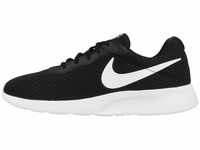 Nike Herren Tanjun Sneaker, Black White Barely Volt Black, 41 EU