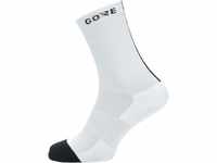 GORE WEAR M Unisex Thermo Socken, Größe: 44-46, Farbe: Weiß/Schwarz