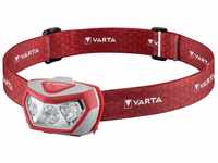 VARTA Stirnlampe LED inkl. 3x AAA Batterien Kopflampe, Outdoor Sports H20 Pro,...