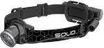 Solidline SH6R, super helle LED Stirnlampe, fokussierbar, wiederaufladbar, 600 Lumen,