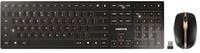 CHERRY DW 9100 Slim, Kabelloses Tastatur- und Maus-Set, EU-Layout (QWERTY), Bluetooth