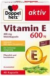 Doppelherz Vitamin E 600 N Weichkapseln &ndash; Arzneimittel pflanzlich und hochdosiert