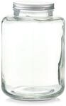 Zeller 19939 Vorratsglas, Glas/Metall, transparent, 0.1 x 20 x 29.5 cm