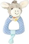 Sterntaler 3302000 Greifling Esel Emmi, Alter: 0-36 Monate, 20 x 10 cm, Hellblau/Grau