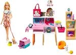 Barbie Pet Salon, 1x Puppe mit blonden Haaren, Welpe, K&auml;tzchen,...