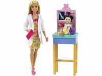 Barbie You Can Be Anything Series, Doktor, Puppe mit blonden Haaren, Baby...
