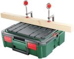 Bosch Workbox SystemBox mit integrierter Werkbank-Auflage (Gr&ouml;&szlig;e S, Zubeh&ouml;r f&uuml;r