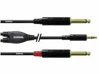 CORDIAL Kabel Y Adapter minijack stereo/2 jack mono 3 m Kabel Adapter Essentials