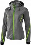 Erima Damen Softshelljacke Function (9060712), grau melange/green gecko, 42