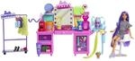 Barbie GYJ70 Extra Spielset mit exklusiver Puppe, H&uuml;ndchen & 45+ Teile, Spielzeug ab