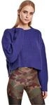 Urban Classics Ladies Wide Oversize Sweater Cherry 4XL