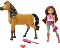 Dreamworks Spirit GXF95 - Reitabenteuer Set mit Lucky Puppe (17,78 cm) & Pferd...