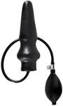 Late X Latex Plug inflatable - aufblasbarer Analplug f&uuml;r sie und ihn, Butt Plug mit