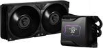 MSI MEG CORELIQUID S280 AIO CPU-Wasserk&uuml;hlung, 2.4 Zoll IPS Display, 7th Gen Asetek