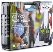 Midland G9 Pro 2er Kofferset, PMR446 schwarz