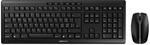CHERRY Stream Desktop, Kabelloses Tastatur- und Maus-Set, Schweizer Layout...