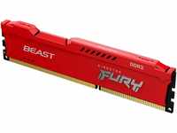 Kingston FURY Beast Rot 4GB 1600MHz DDR3 CL10 Desktop Speicher Einzelnes Modul