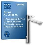 Duravit A.1 Waschtischarmatur, Gr&ouml;&szlig;e XL (Auslauf H&ouml;he 237 mm), Wasserhahn Bad mit