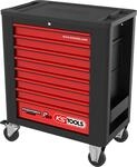 KS Tools 873.1008 PERFORMANCEplus P15 SCHWARZ/ROT Werkstattwagen mit 8 Schubladen