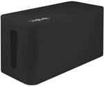 LogiLink KAB0060 - Kabelbox klein (235 x 115 x 120 mm), schwarz