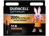 Duracell Optimum Batterien AA, 8 Stück, bis zu 200% zusätzliche Lebensdauer...