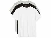 Calvin Klein Herren 3er Pack T-Shirts Kurzarm Rundhalsausschnitt, Mehrfarbig