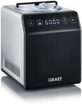 GRAEF Eismaschine IM700 Schwarz mit Touch-Display, 2-Liter-Edelstahlbeh&auml;lter, 4