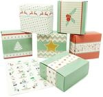 Adventskalender zum Bef&uuml;llen 24 Schachteln aus Pappe Geschenkt&uuml;ten Weihnachten,