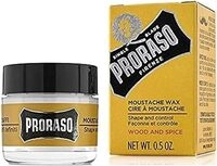 Proraso Moustache Wax, Wood and Spice, 15 ml, Schnurrbart Wachs mit Shea Butter und