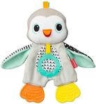 INFANTINO kuschliger Beissring, Pinguin, 3 texturierte Beissm&ouml;glichkeiten um