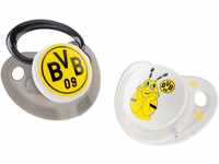 Borussia Dortmund Schnullerset NUK 0-6m 10.175.247 Mehrfarbig 2 Stück (1er...
