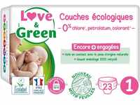 Love & Green Baby-Windeln, hypoallergen