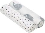 L&Auml;SSIG Baby Puckdecke Spuckdecke Pucktuch Mulltuch 2er Set Baumwolle 120 x 120