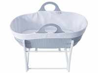 Tommee Tippee Sleepee Baby Moses Basket and Rocking Stand, Grey