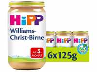 HiPP Früchte Williams-Christ-Birne, 6er Pack (6 x 125 g)