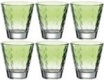 Leonardo Optic Trink-Gl&auml;ser 6er Set, sp&uuml;lmaschinenfeste Wasser-Gl&auml;ser, bunte