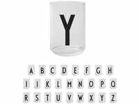 Design Letters Persönliches Trinkglas (Y) | Dekorative Wassergläser 350 ml |...