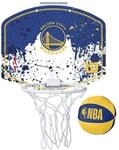 Wilson Mini-Basketballkorb NBA Team Mini Hoop, GOLDEN State Warriors, Kunststoff