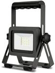 REV LED Baustrahler - 10W, 900lm, IP65, 6500K, robuster Aluminium Baustellenlampe
