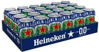 Heineken 0.0% (24x0,33l Dose) - Alkoholfreies Dosenbier, 0.0% Alkoholgehalt, 100%